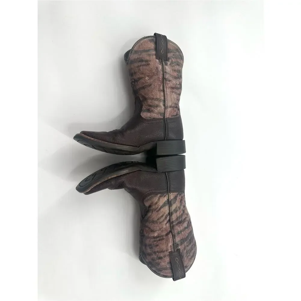 Ariat Kids Quickdraw Western Cowboy Boots Size 10
